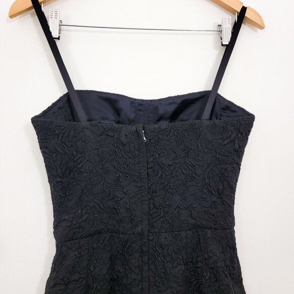 Dolce & Gabbana Textured Jacquard Corset Bustier Mini Dress in Black 40 4 - Picture 6 of 7